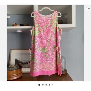 Lilly Pulitzer Donna Romper Sunset House Pineapple Size 16